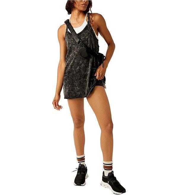 Free People FP Movement Hot Shot Scoop Neck Sleeveless Patch Pocket Mini Dress Product Image