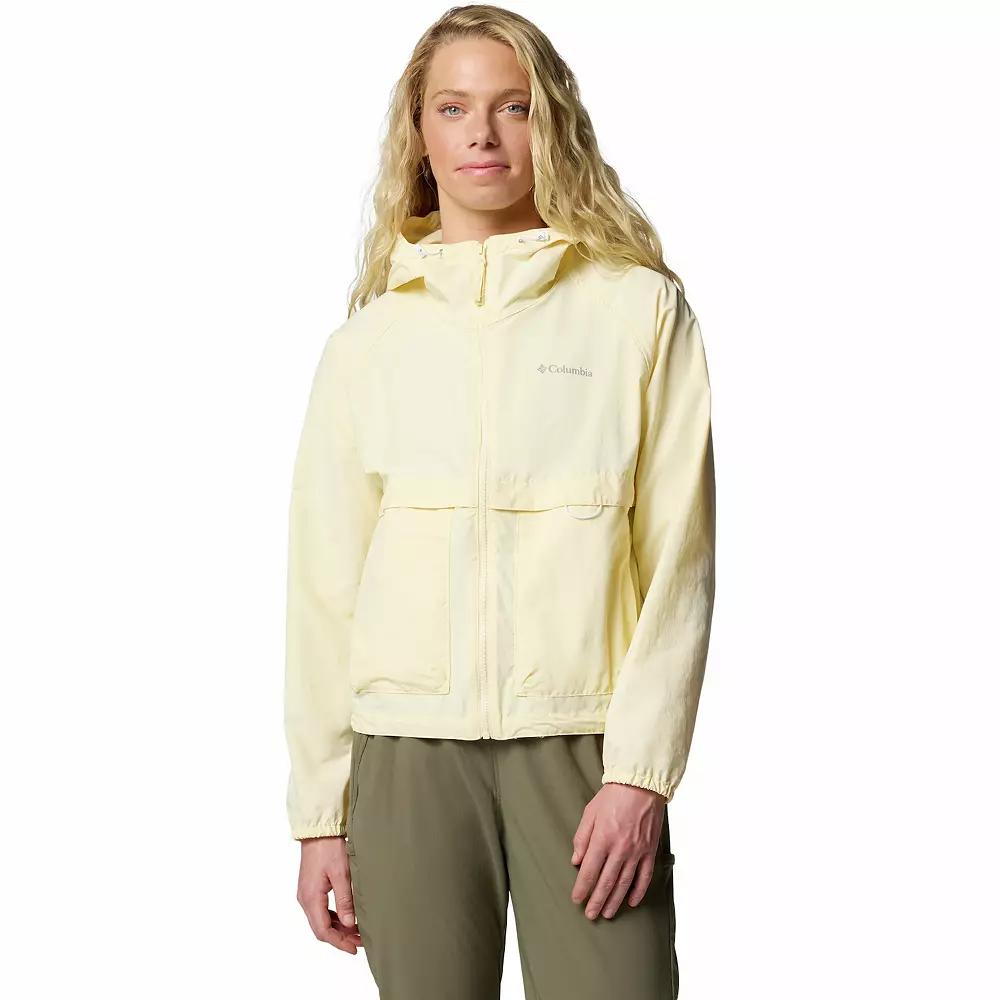 Women's Columbia Spire Valley Omni-SHIELD™ Windbreaker Jacket, Size: Medium, Yellow Wash Product Image