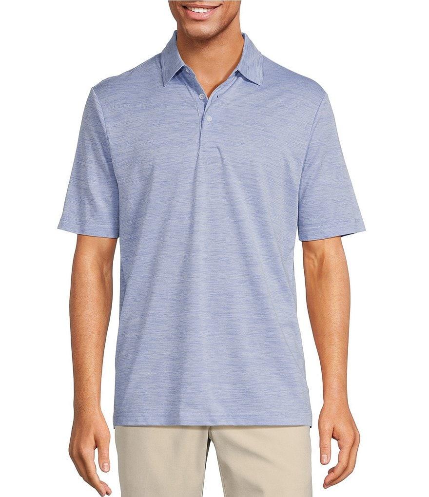 Roundtree & Yorke Performance Short Sleeve Jacquard Polo Shirt Product Image