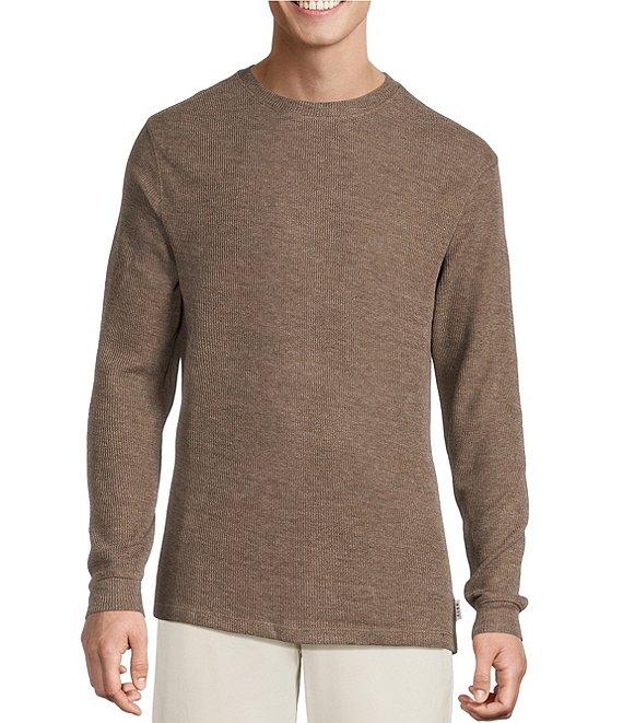 Rowm Long Sleeve Solid Ribbed Crew Shirt Product Image