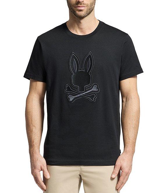 Psycho Bunny New Castle Graphic Short Sleeve Large Embroidered Logo T-Shirt Product Image