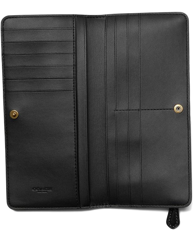 Small Zip Around Card Case with Pillow Quilting Product Image