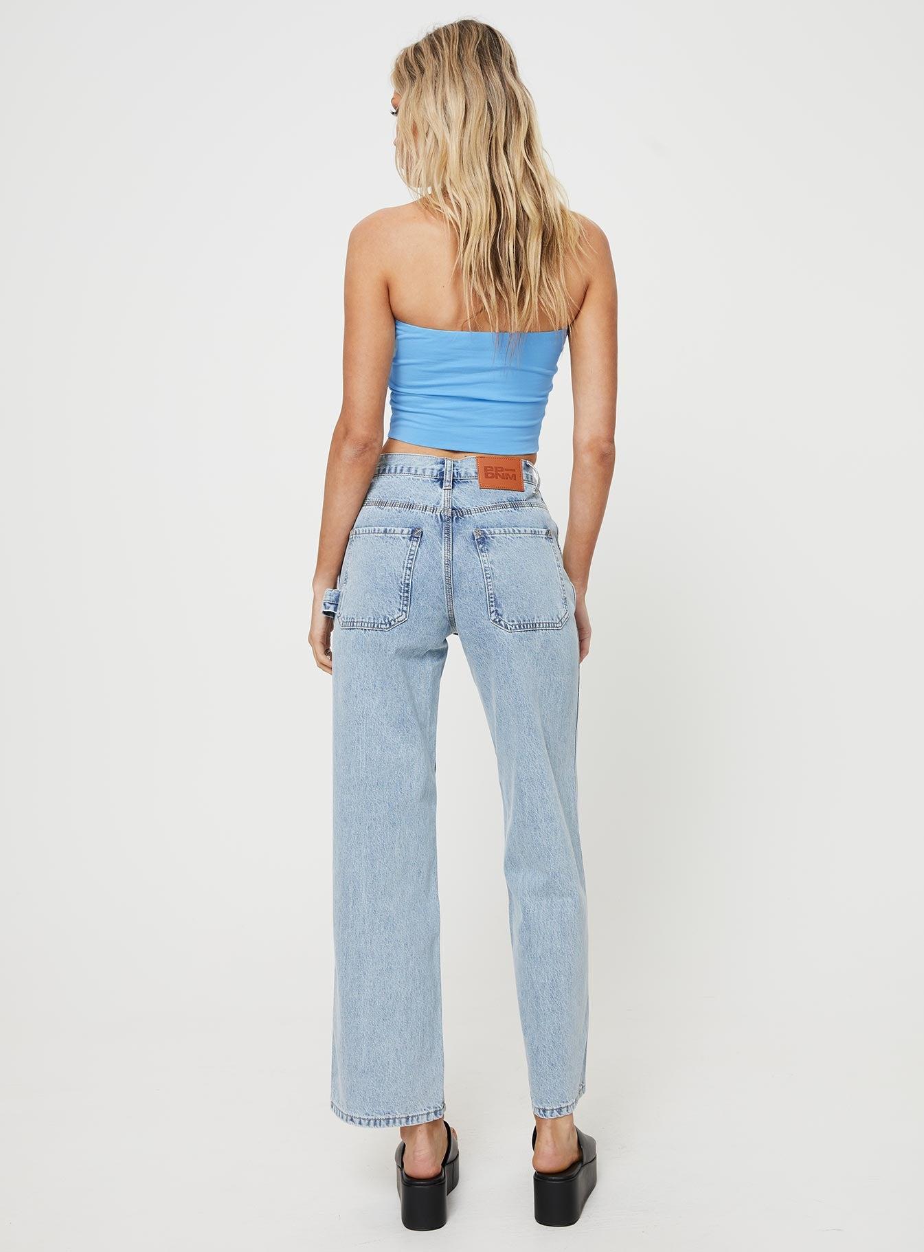 Alessandara Jeans Light Wash Denim Product Image