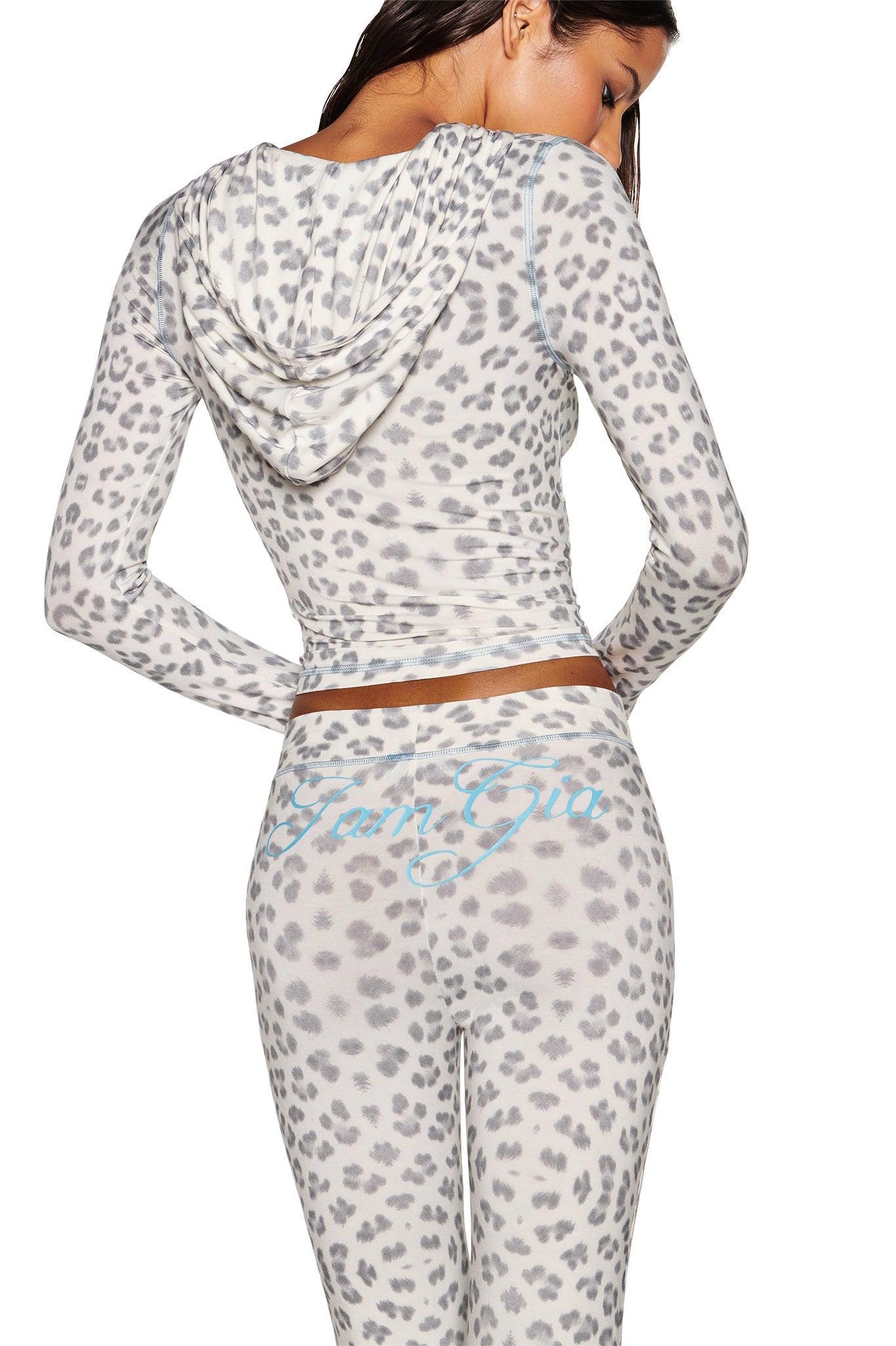 BLARE TRACKPANT - SNOW LEOPARD : WINTER WILD CARD Product Image