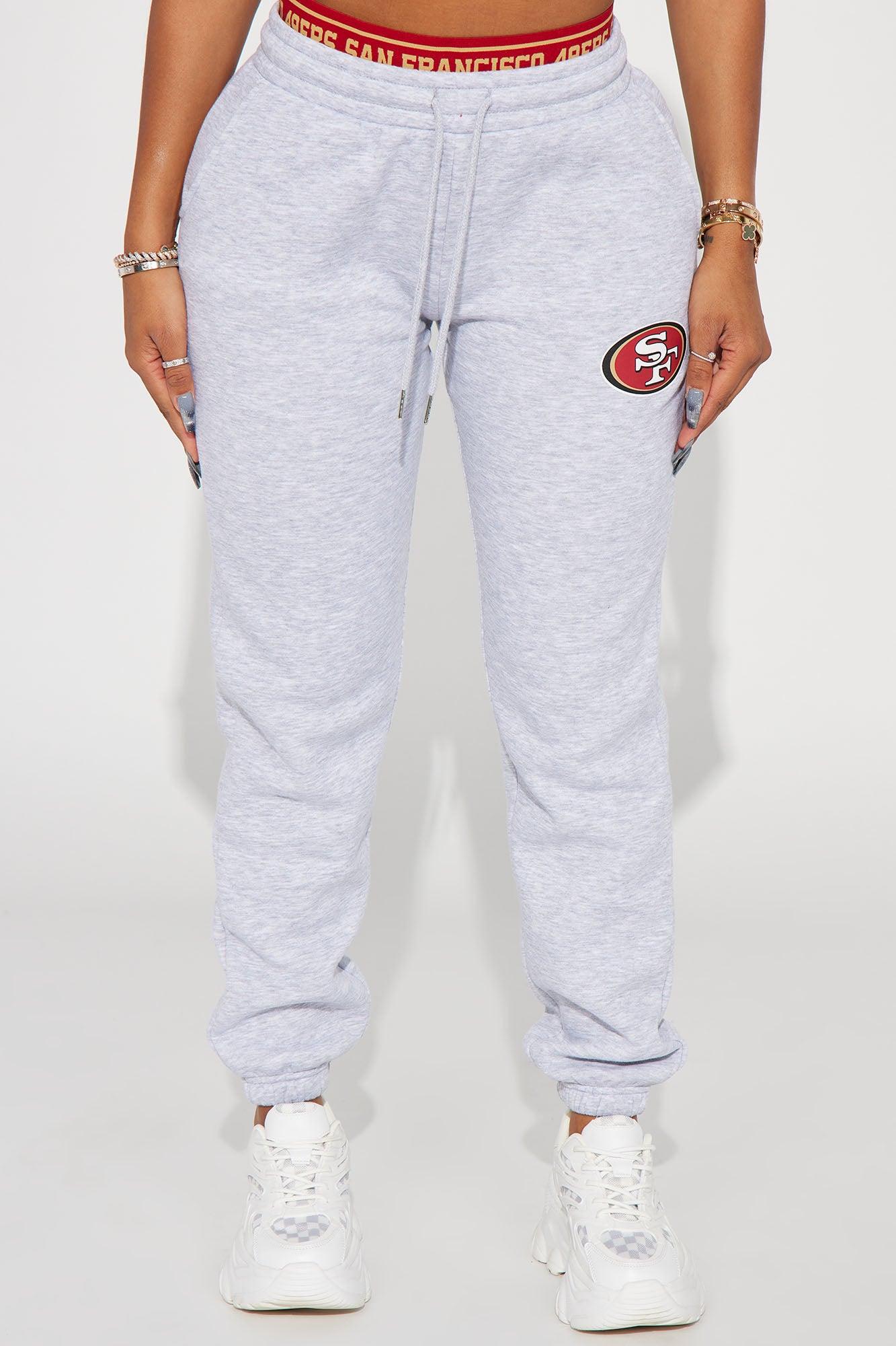 49ers Raise The Bar Sweatpant - Heather Grey Female Product Image
