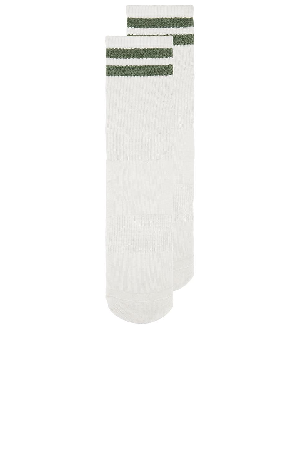 Striped Tube Grip Sock WellBeing + BeingWell Product Image
