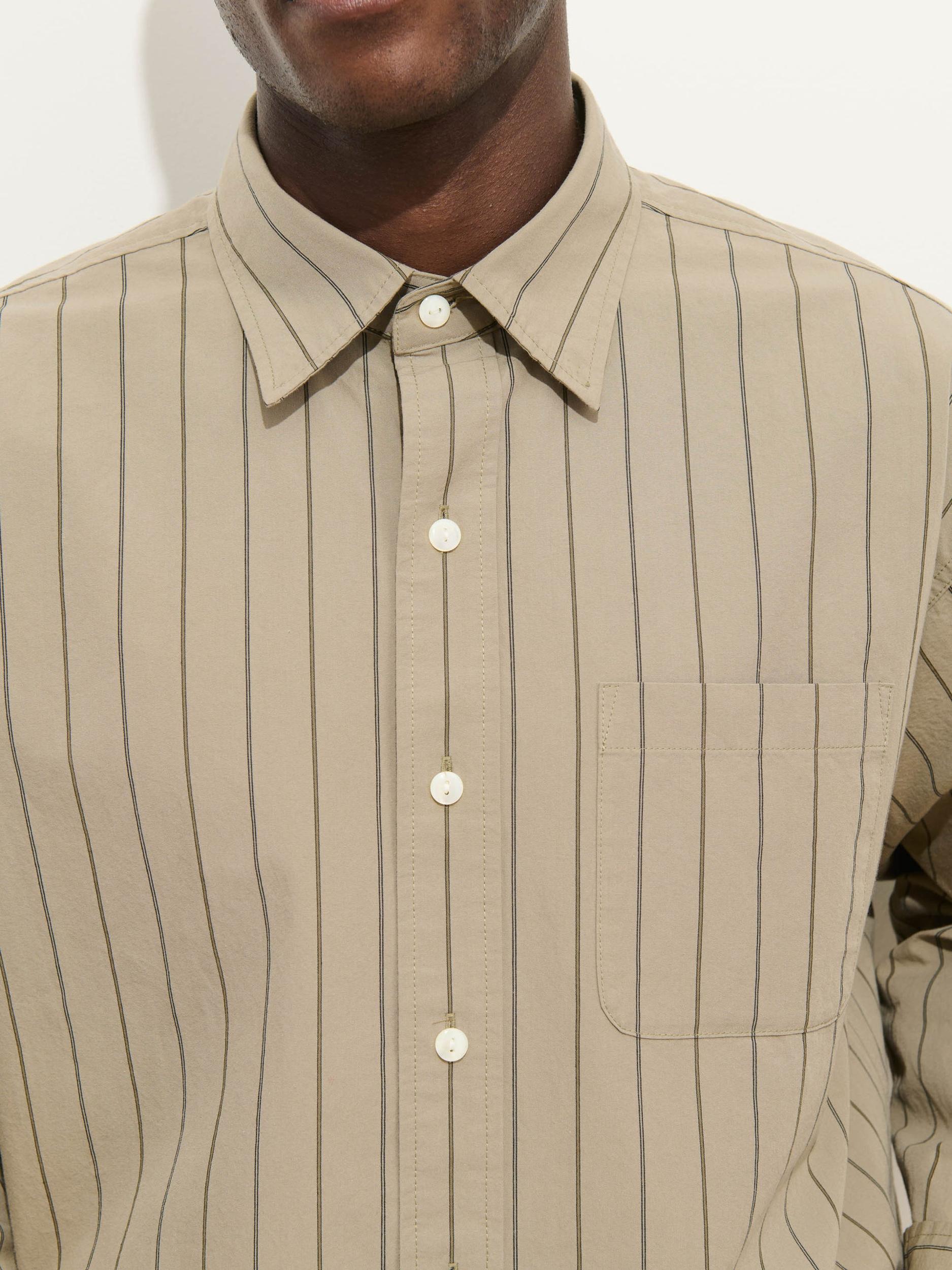 Franklin St Striped Shirt In Cotton Product Image