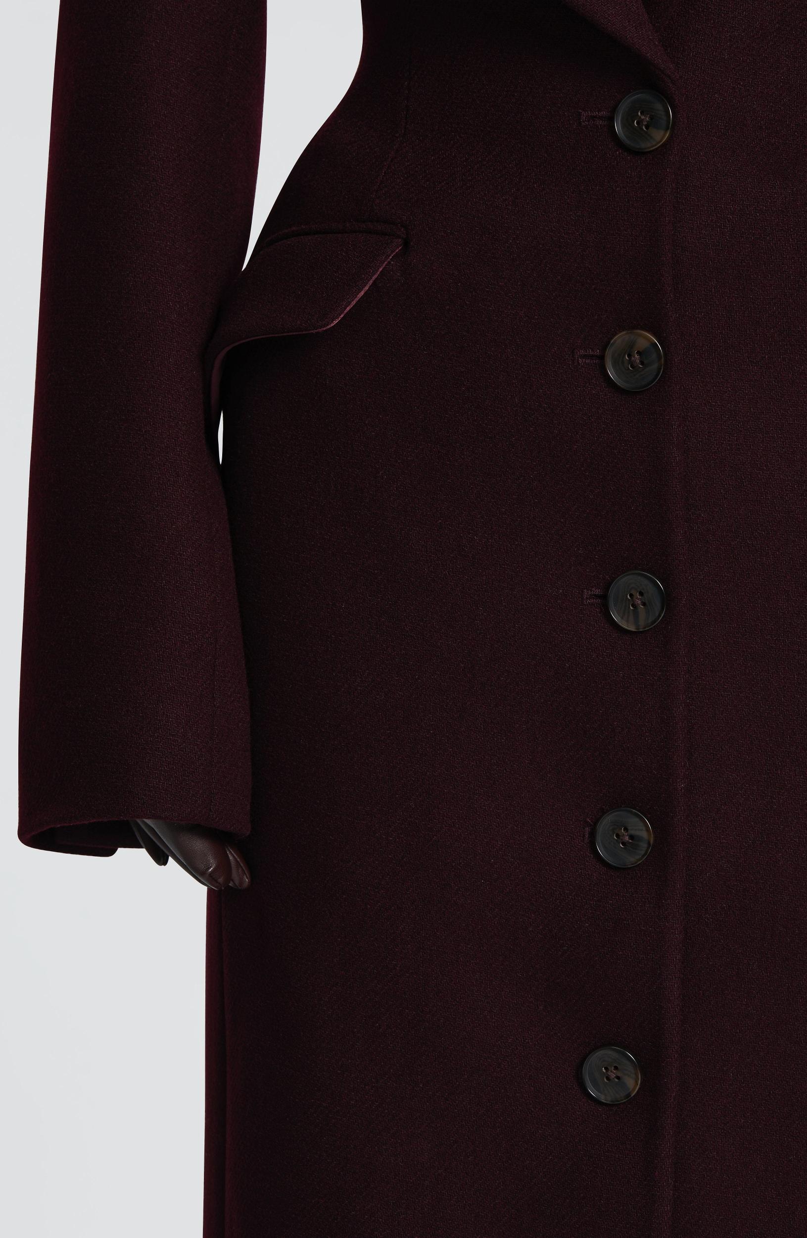 Ursula Coat - Plum Product Image