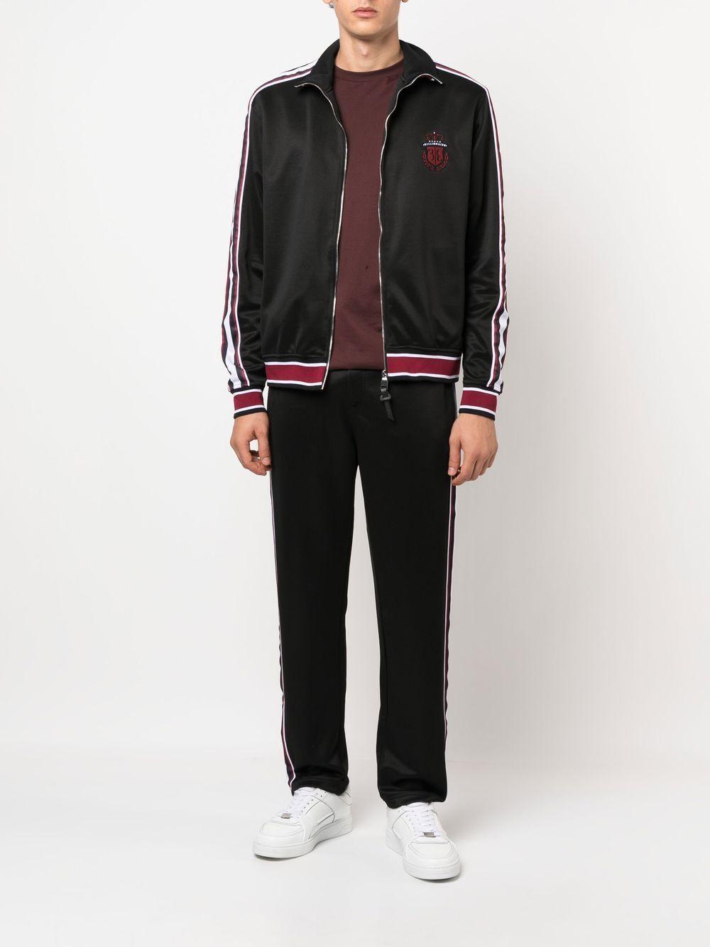 logo-patch side-stripe tracksuit Product Image