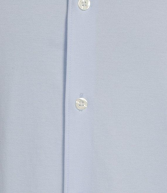 Hart Schaffner Marx State Street Essentials Long Sleeve Solid Albini Knit 4Flex Coatfront Shirt Product Image