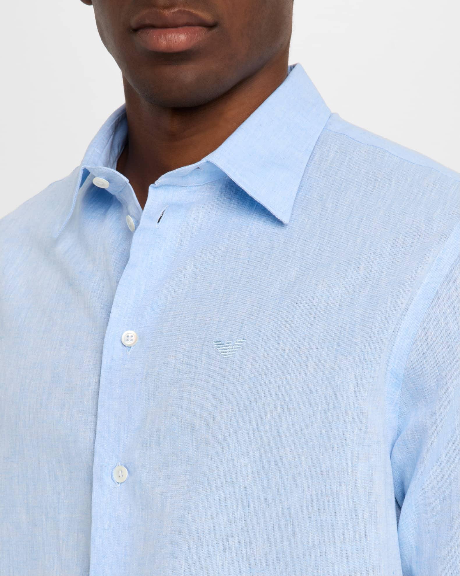 Men's Linen and Cotton Sport Shirt Product Image