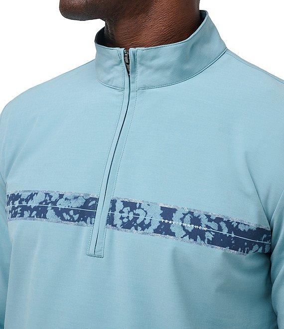 TravisMathew Performance Stretch Swell Season Quarter-Zip Pullover Product Image