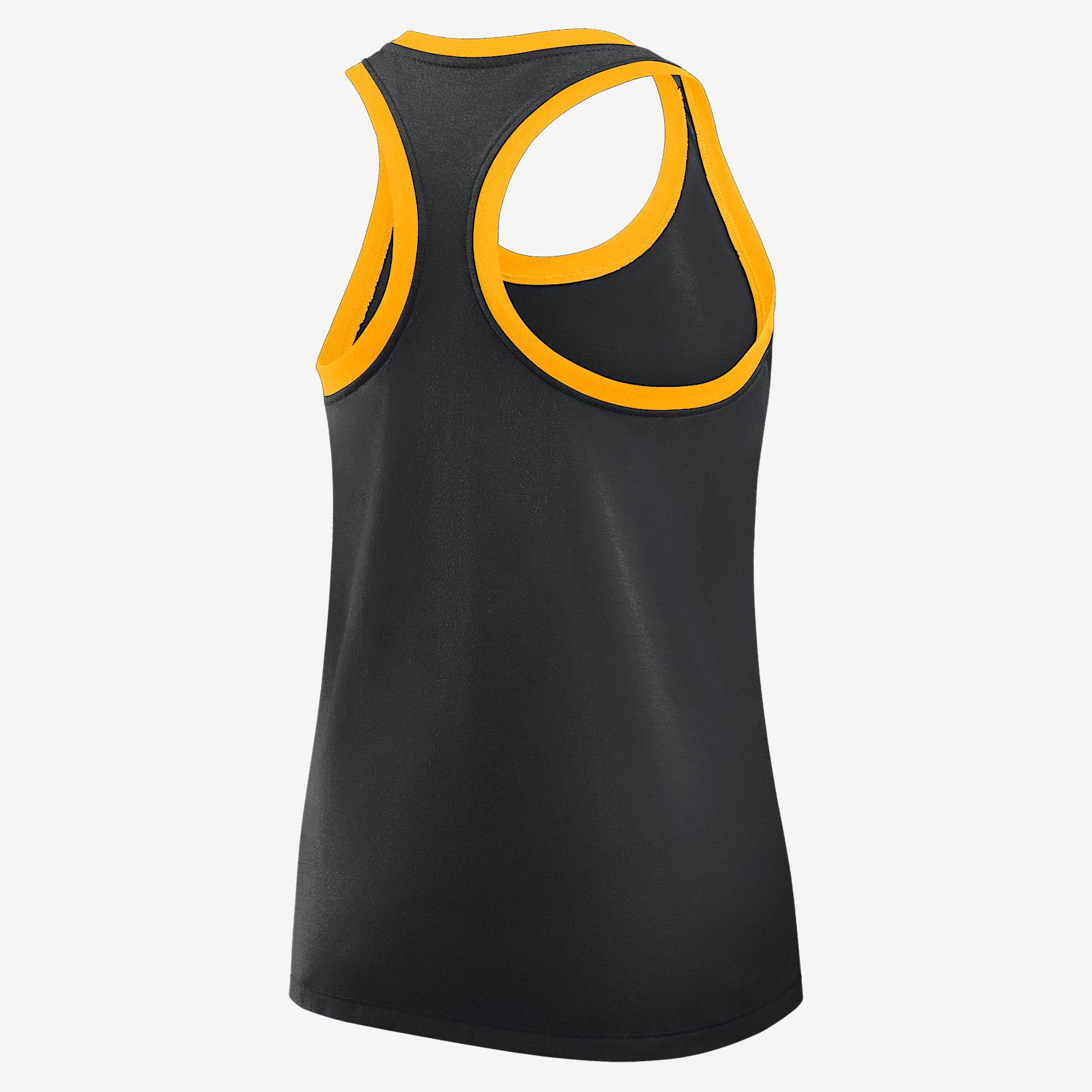 Iowa Primetime Shadow Nike Women's College Racerback Tank Top Product Image