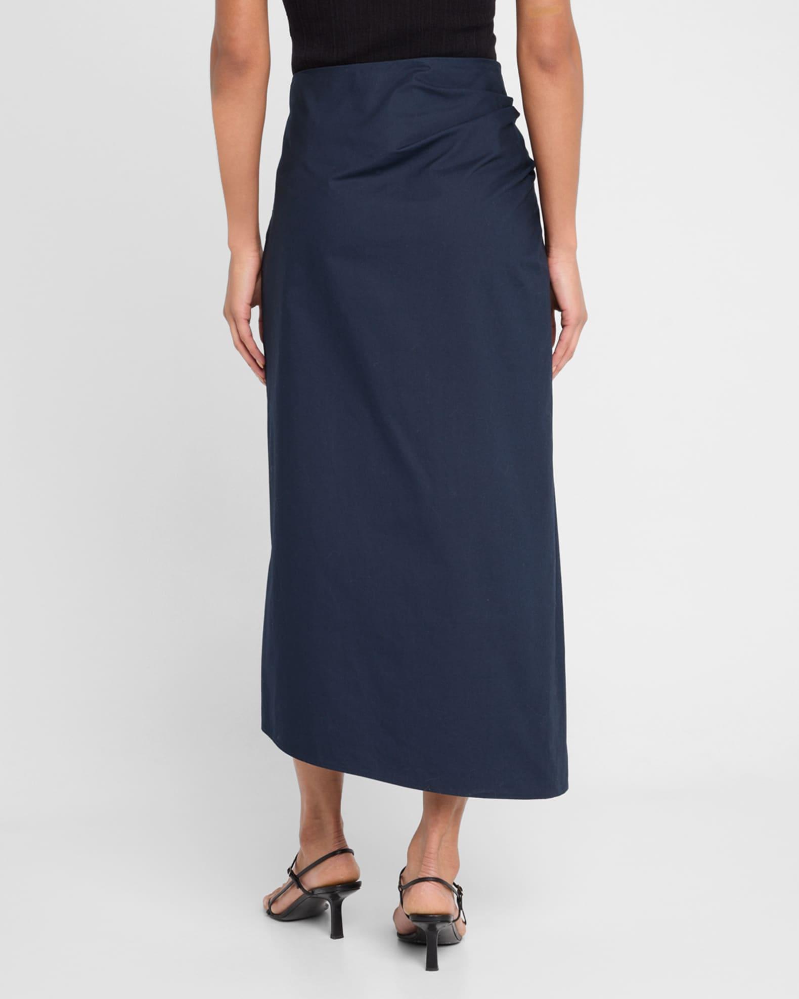 Tessa Ruched Midi Skirt Product Image