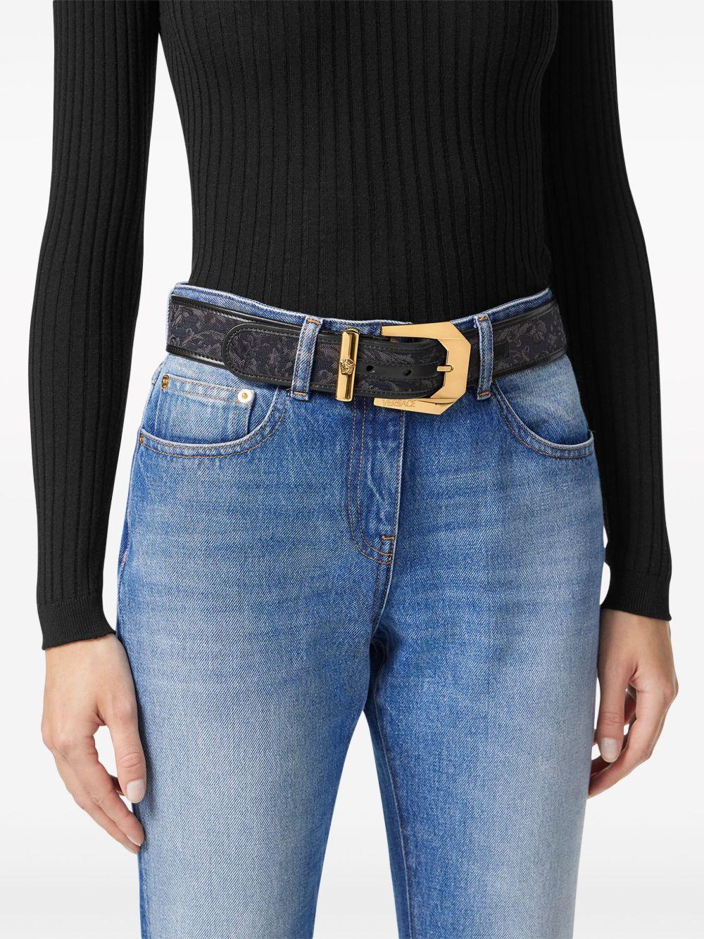 Barocco Medusa Heritage jacquard belt Product Image