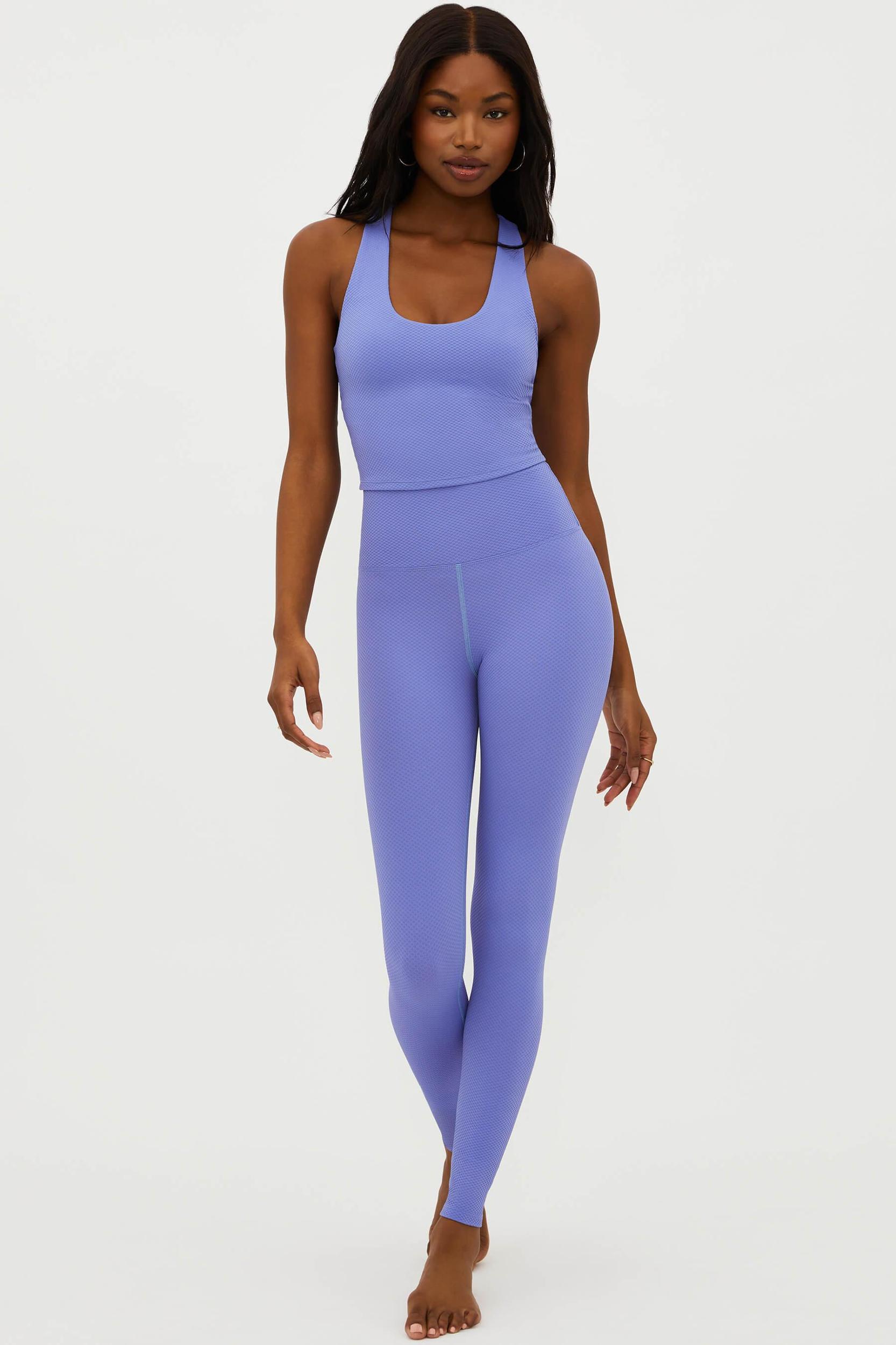 Piper Legging Periwinkle Waffle Product Image