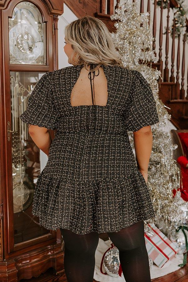Fall Mixer Tweed Mini Dress Curves Product Image