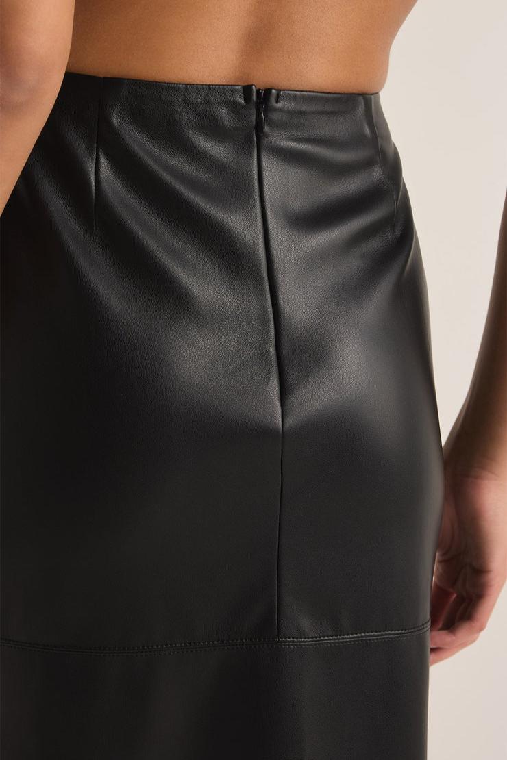 Metroplitan Leather Skirt Product Image