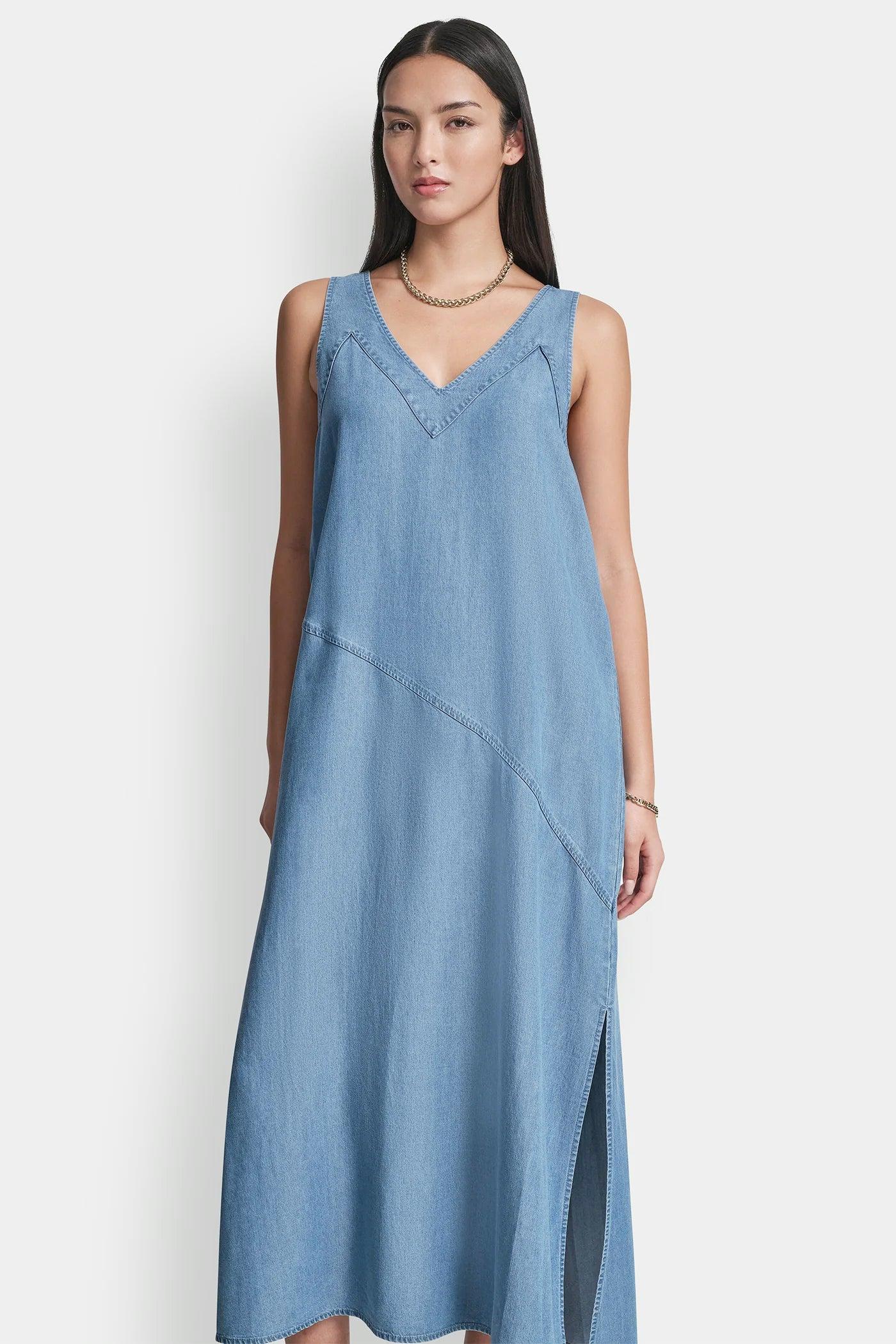 TENCEL MIDI SWING DRESS Product Image