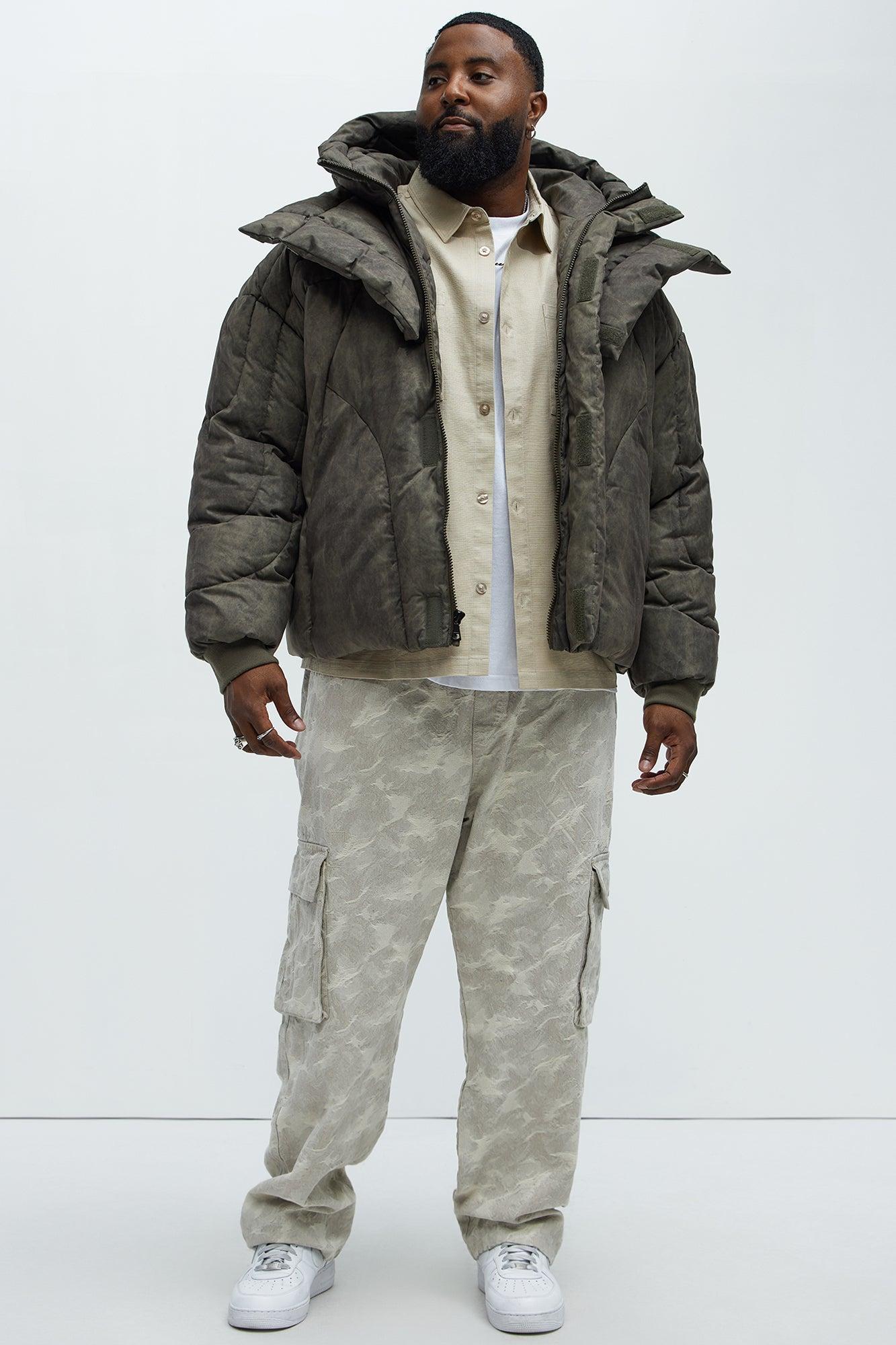 Feyd Quilted Puffer - Brown Product Image