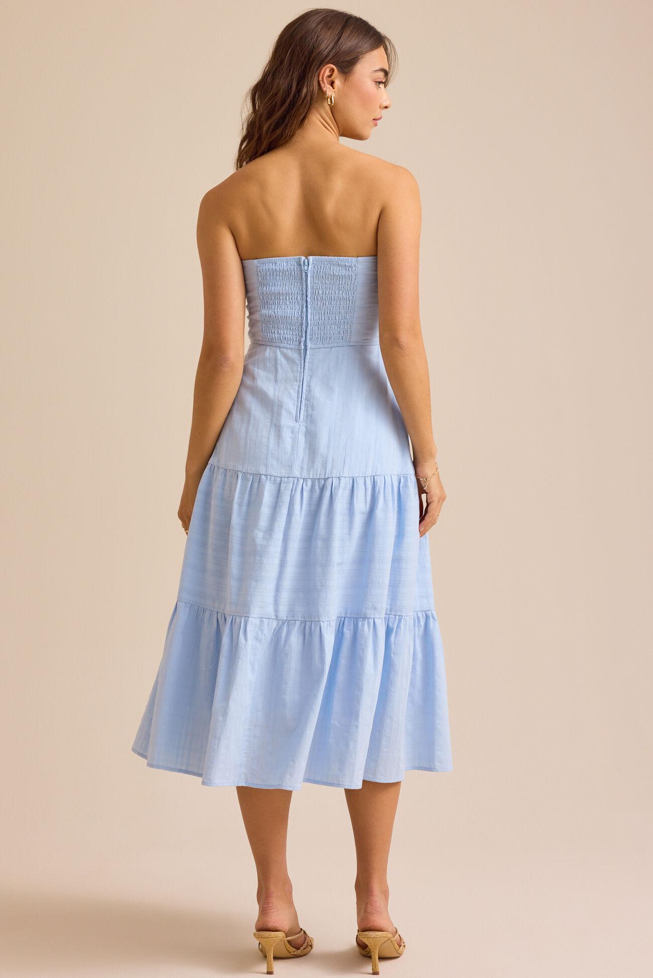 Sofia Strapless Midi Dress Product Image