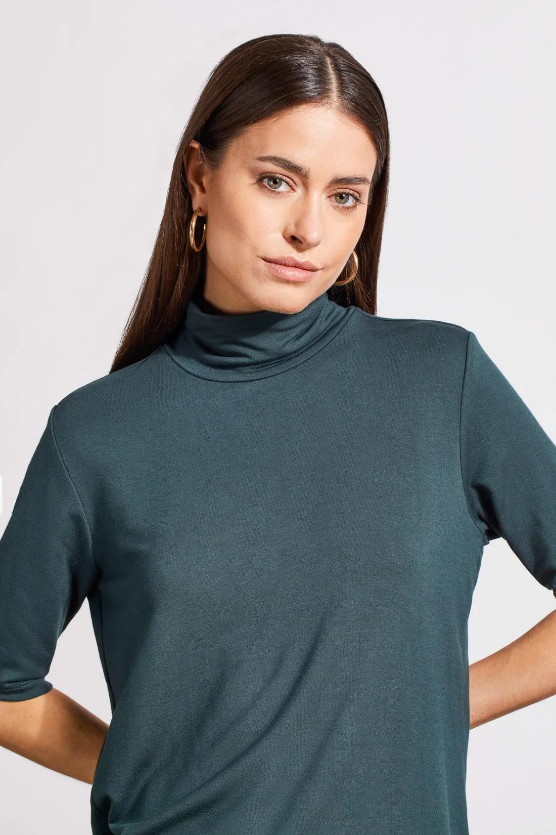 FRENCH TERRY ELBOW SLEEVE TOP Product Image