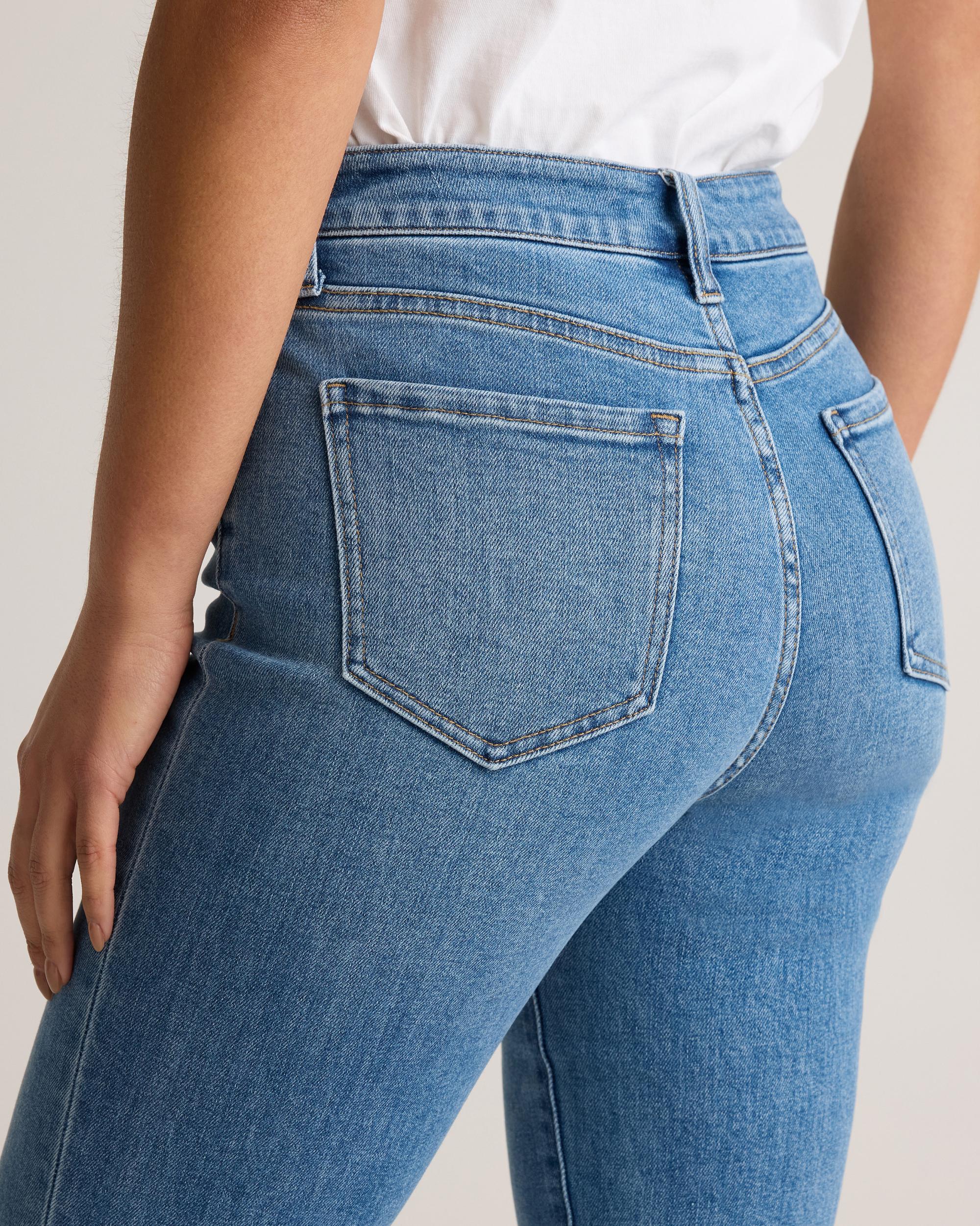 Quince | Women's Bella Stretch Straight Jeans Organic Cotton Product Image