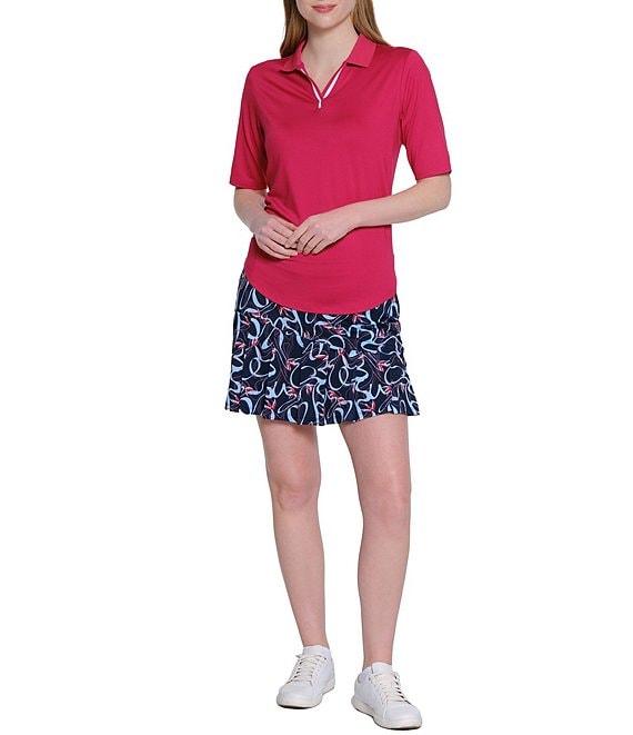 Sport Haley Knit Collared Short Sleeve Polo Product Image