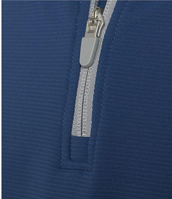 Roundtree & Yorke Performance Long Sleeve Performance Solid Quarter Zip Pullover Product Image