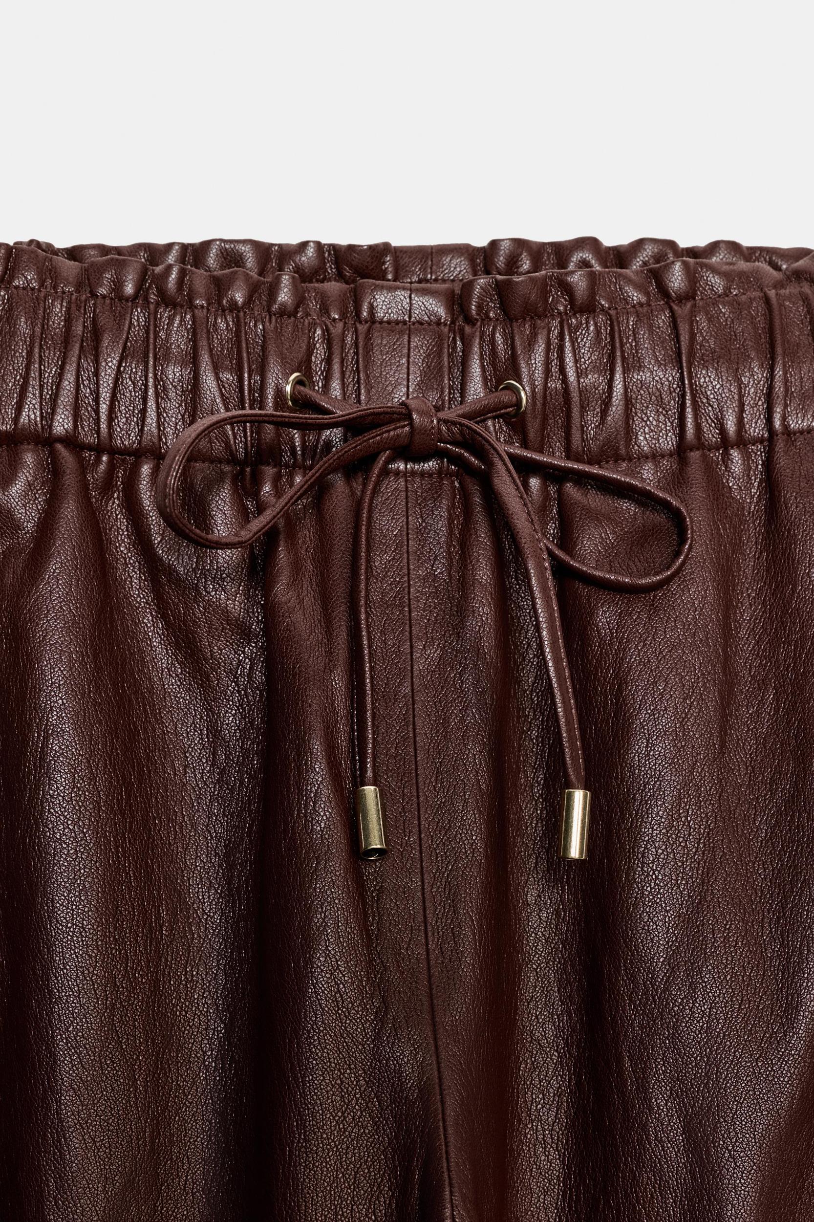 FAUX LEATHER PANTS Product Image