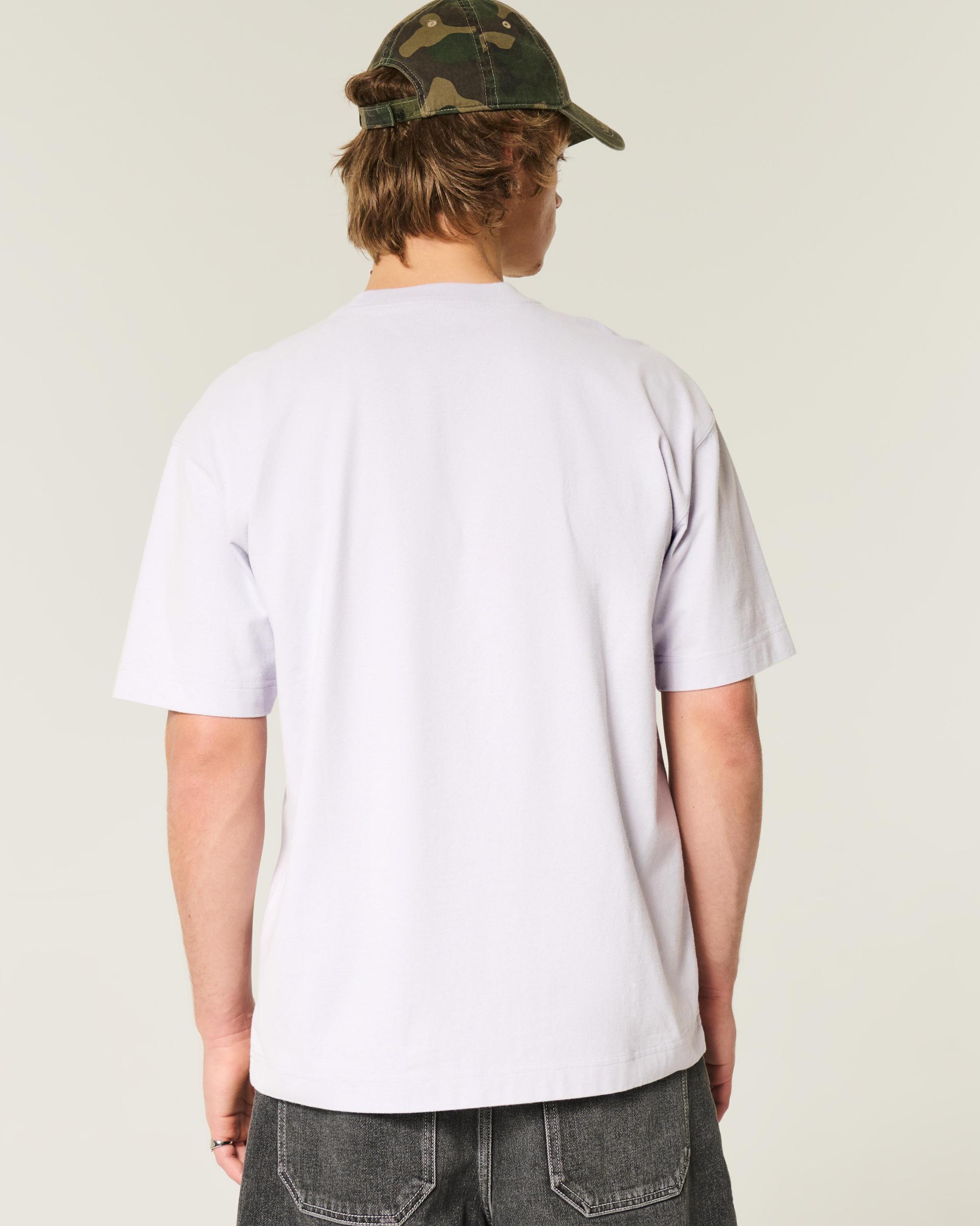 Dalix Mens Lil Smile Heavy Weight Cotton Tee Product Image