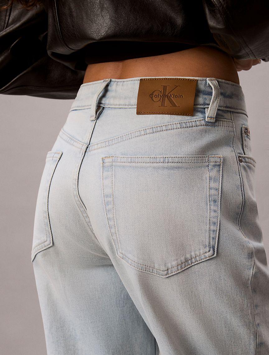 High Rise Straight Jeans Product Image