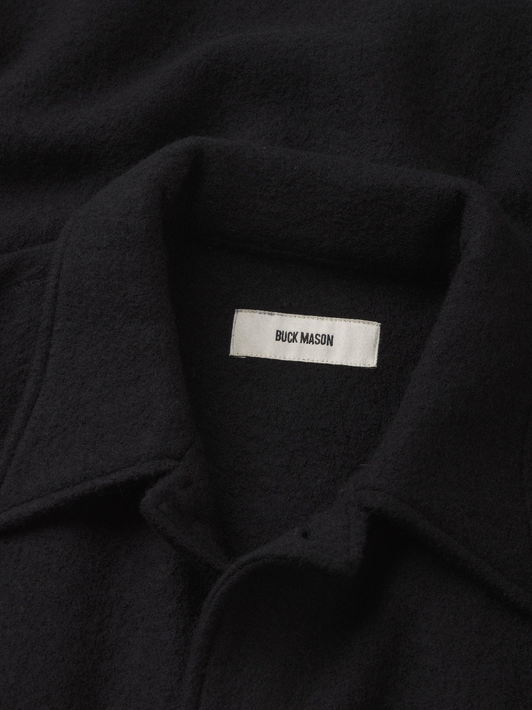 Black Felted Field Shirt Product Image