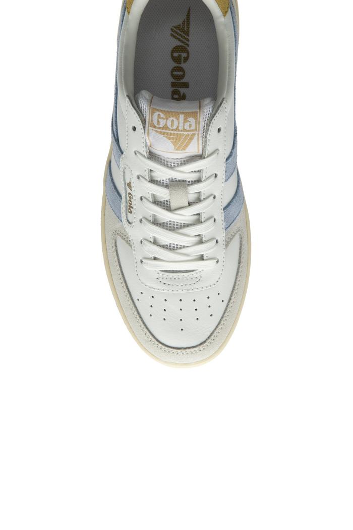 Gola Classics Women's Hawk Sneakers - White/Air/Pollen Product Image