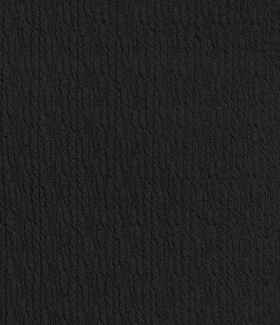 Moa Moa Crew Neck Ruffle Sleeve Dress Product Image