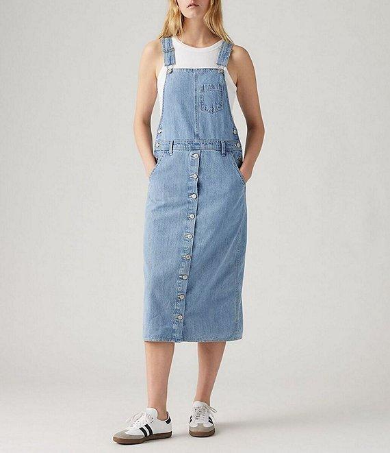 Levi's® Tico A-Line Denim Jumper Dress Product Image