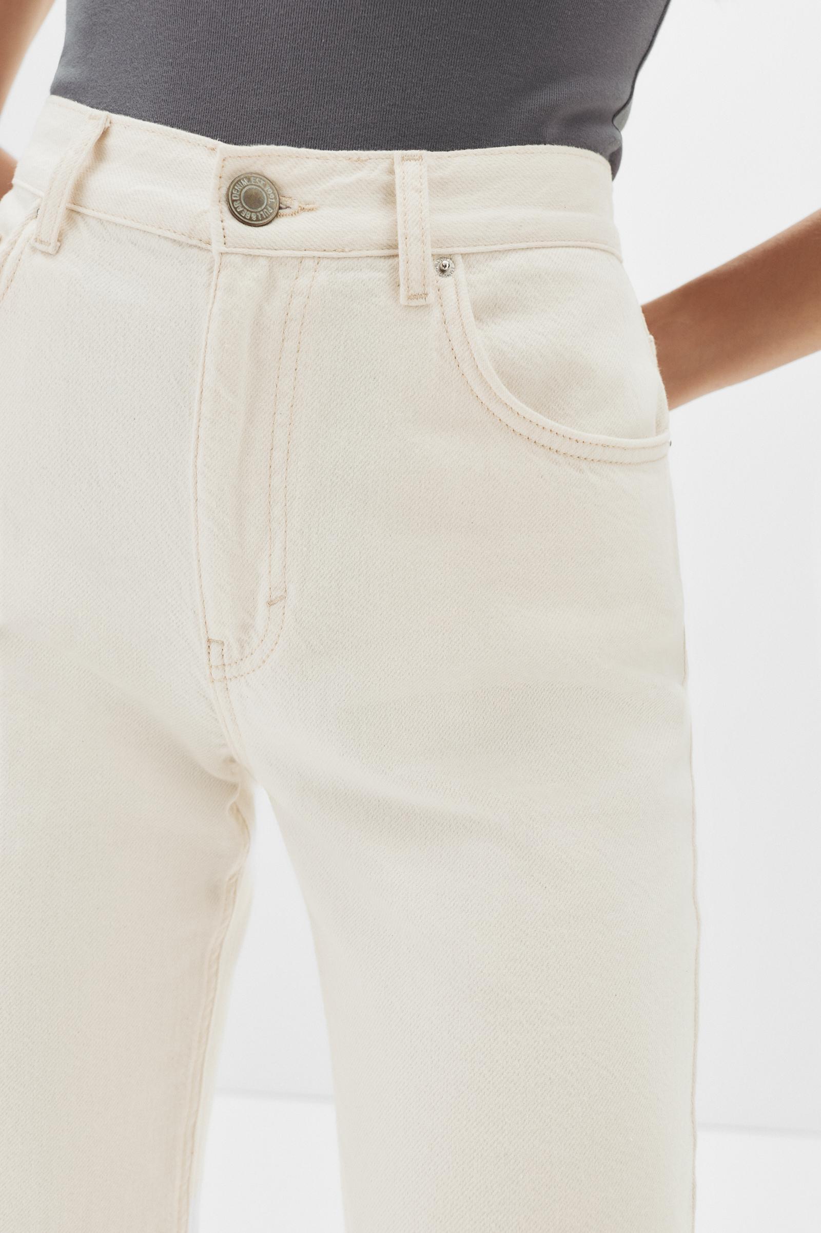 Straight-leg high-waist jeans Product Image