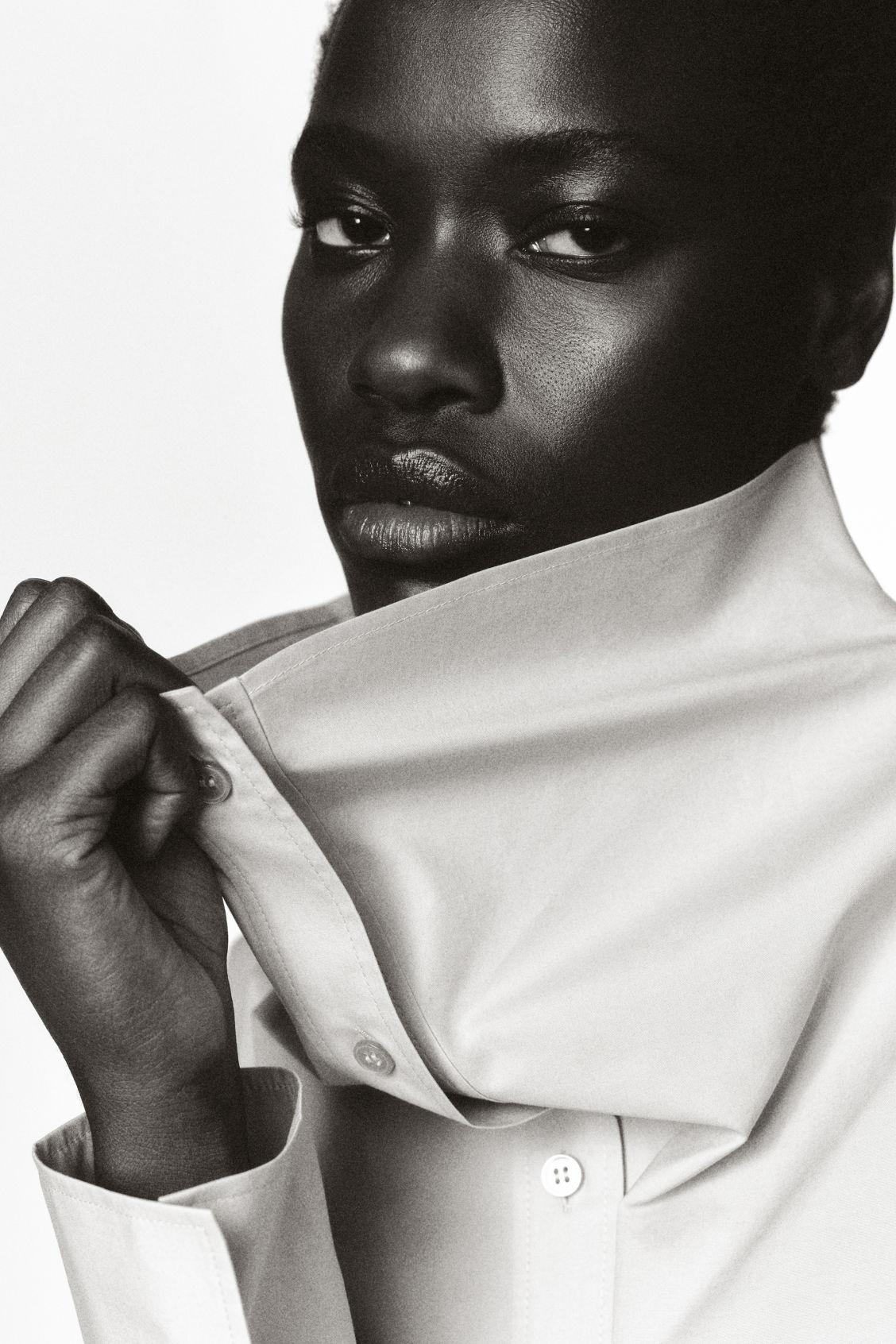 RELAXED FUNNEL-NECK SHIRT Product Image