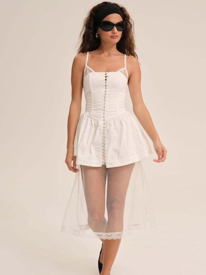 Susannah Midi Dress — White Product Image