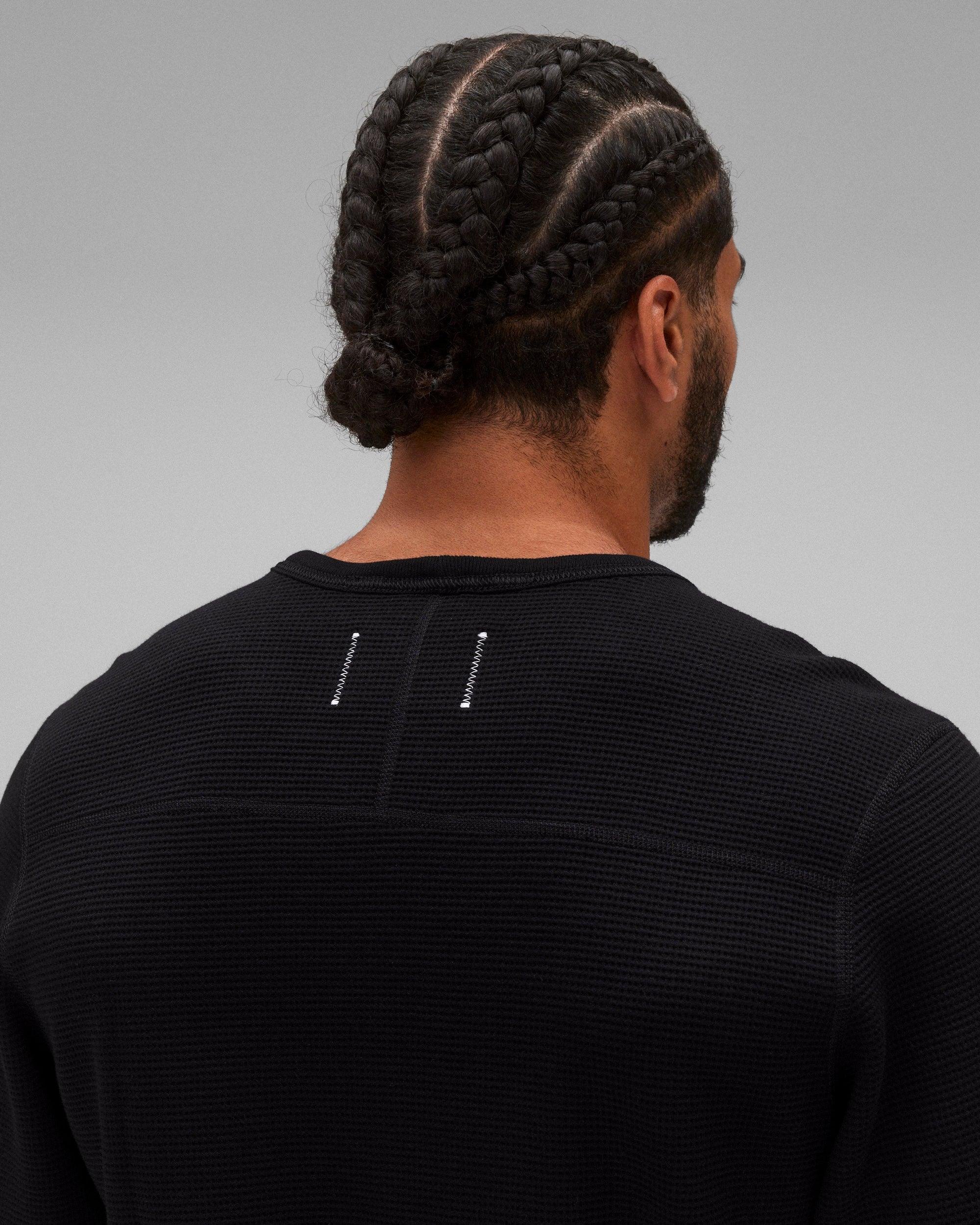 Lightweight Waffle Standard Long Sleeve Male Product Image