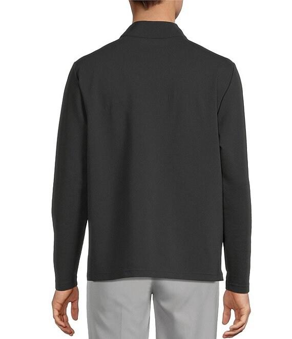 Roundtree & Yorke Performance Long Sleeve Performance Solid Quarter Zip Pullover Product Image
