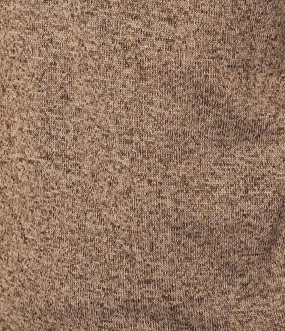 Roundtree & Yorke Long Sleeve Solid Sweater Fleece Quarter-Zip Pullover Product Image