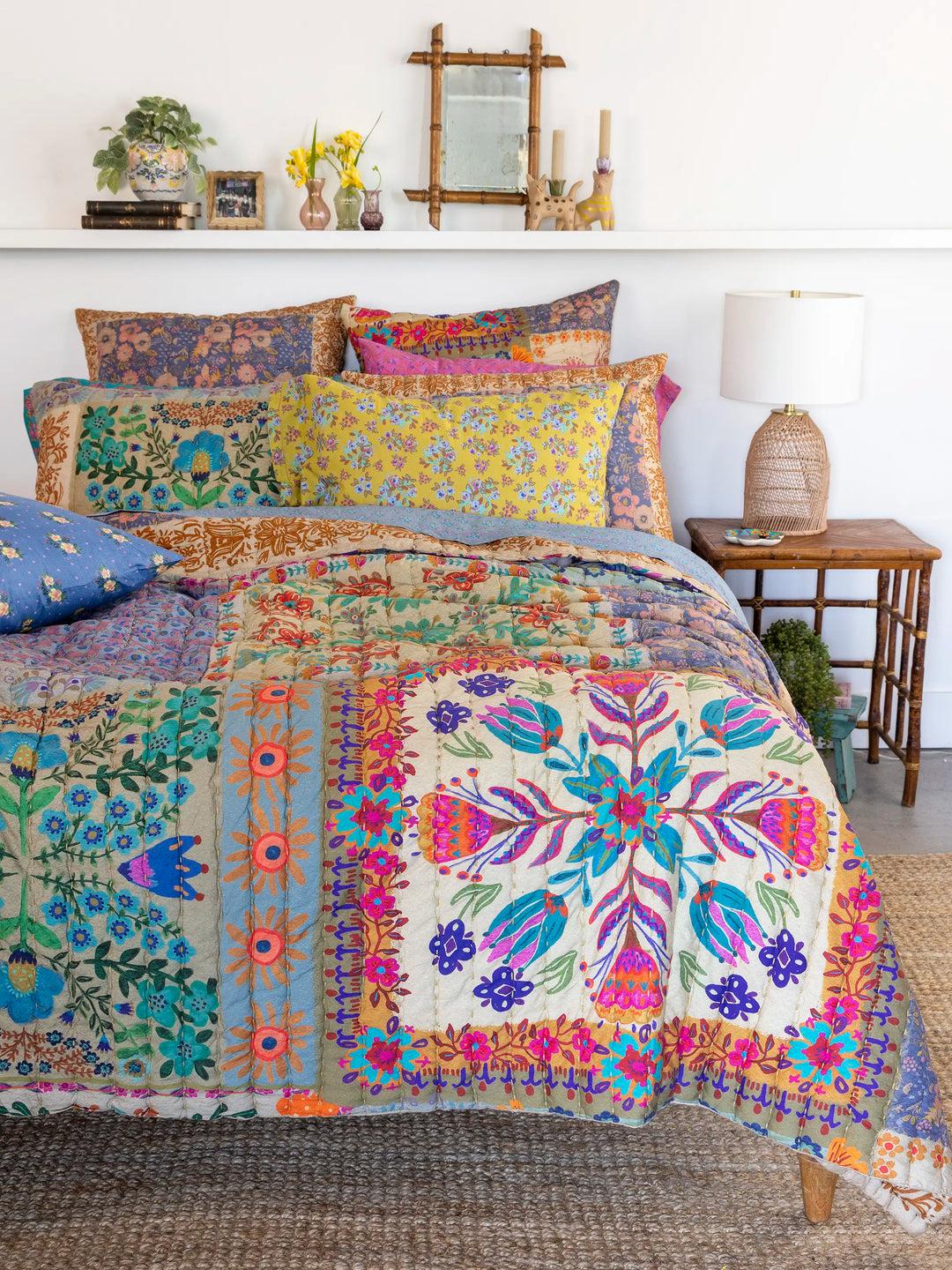 Bungalow Reversible Cotton Euro Sham Product Image