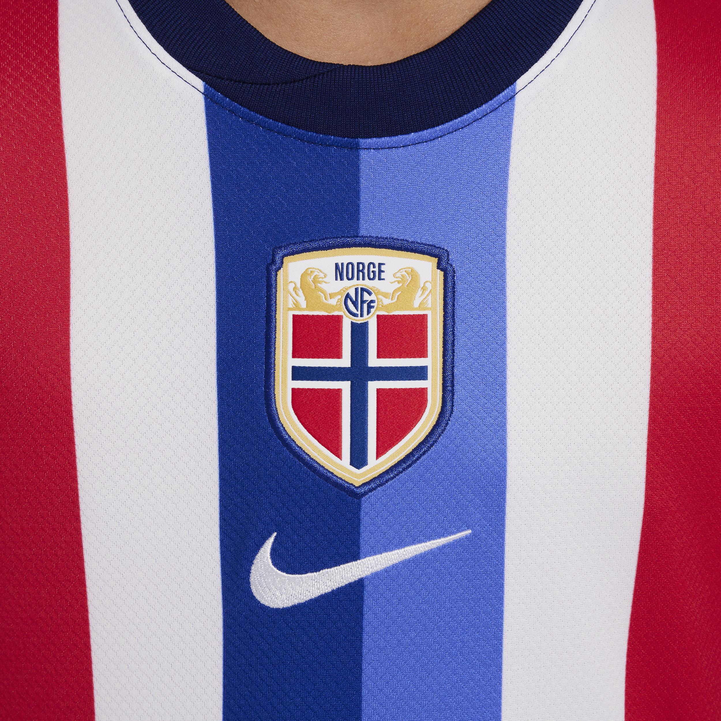 Norway (Men's Team) 2024/25 Stadium Home Big Kids' Nike Dri-FIT Soccer Replica Jersey Product Image