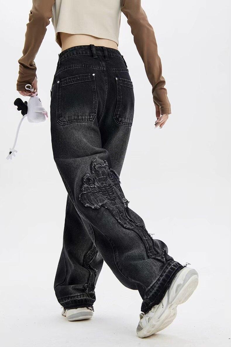 Street Raw Trim Boyfriend Jeans Product Image