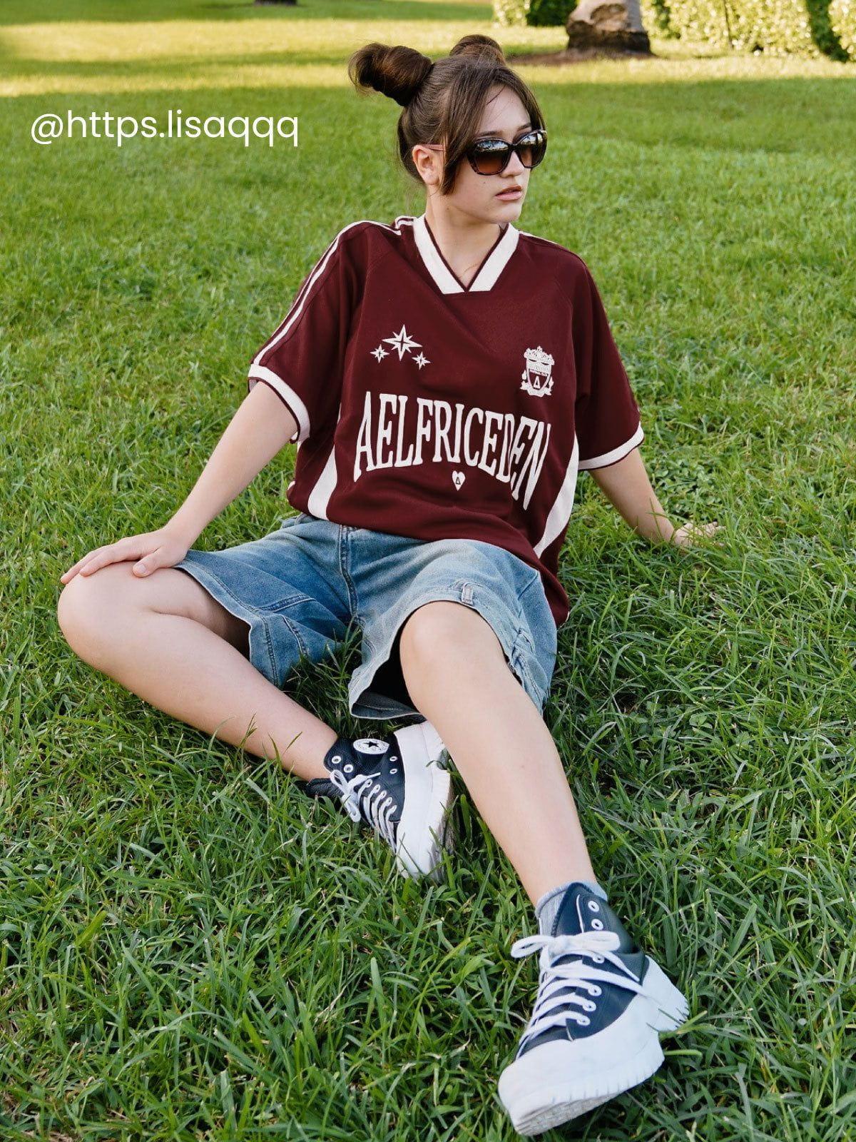 Aelfric Eden Color Blocking Soccer Jersey Product Image