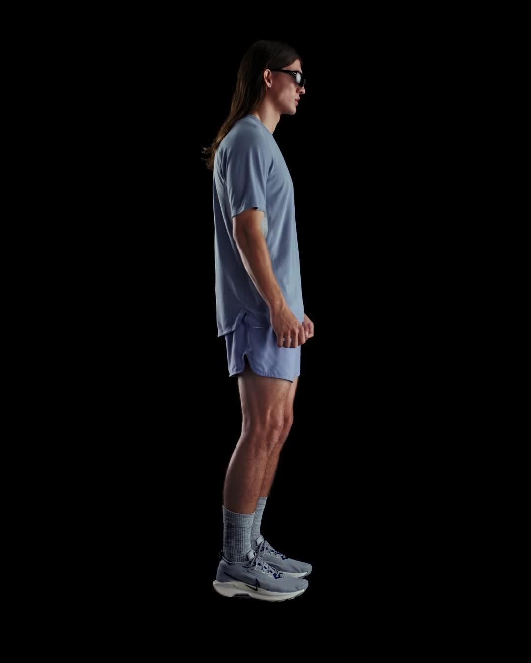 Nike Mens Solar Chase Dri-FIT ADV Short-Sleeve Running Top | HJ3580-499 Product Image