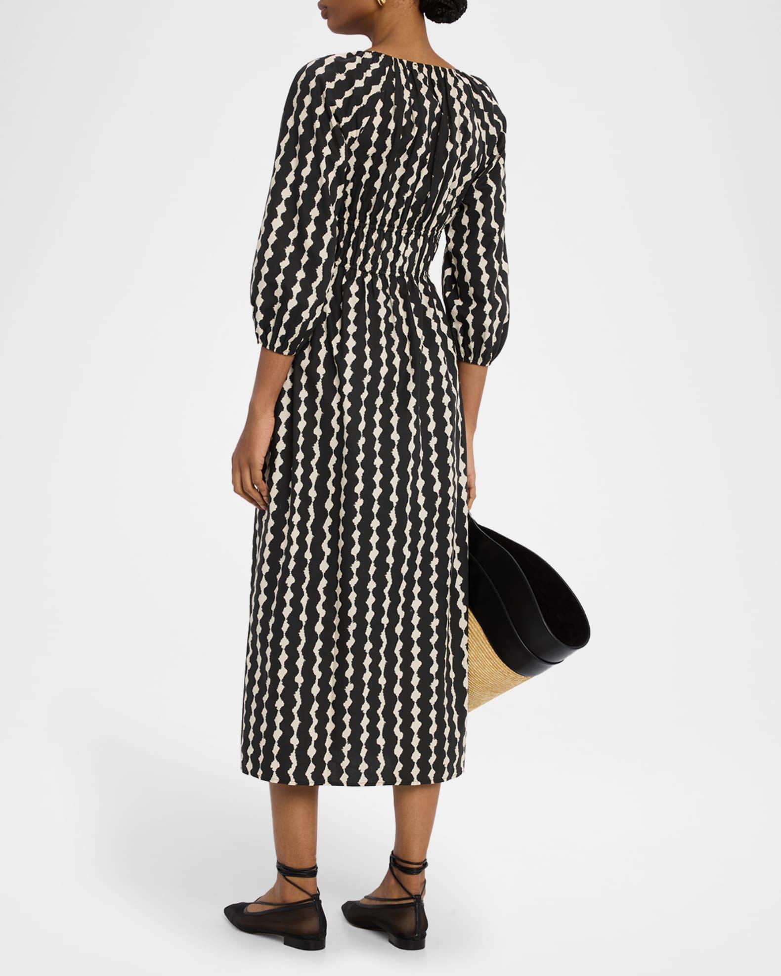 Paio Blouson-Sleeve Midi Dress Product Image