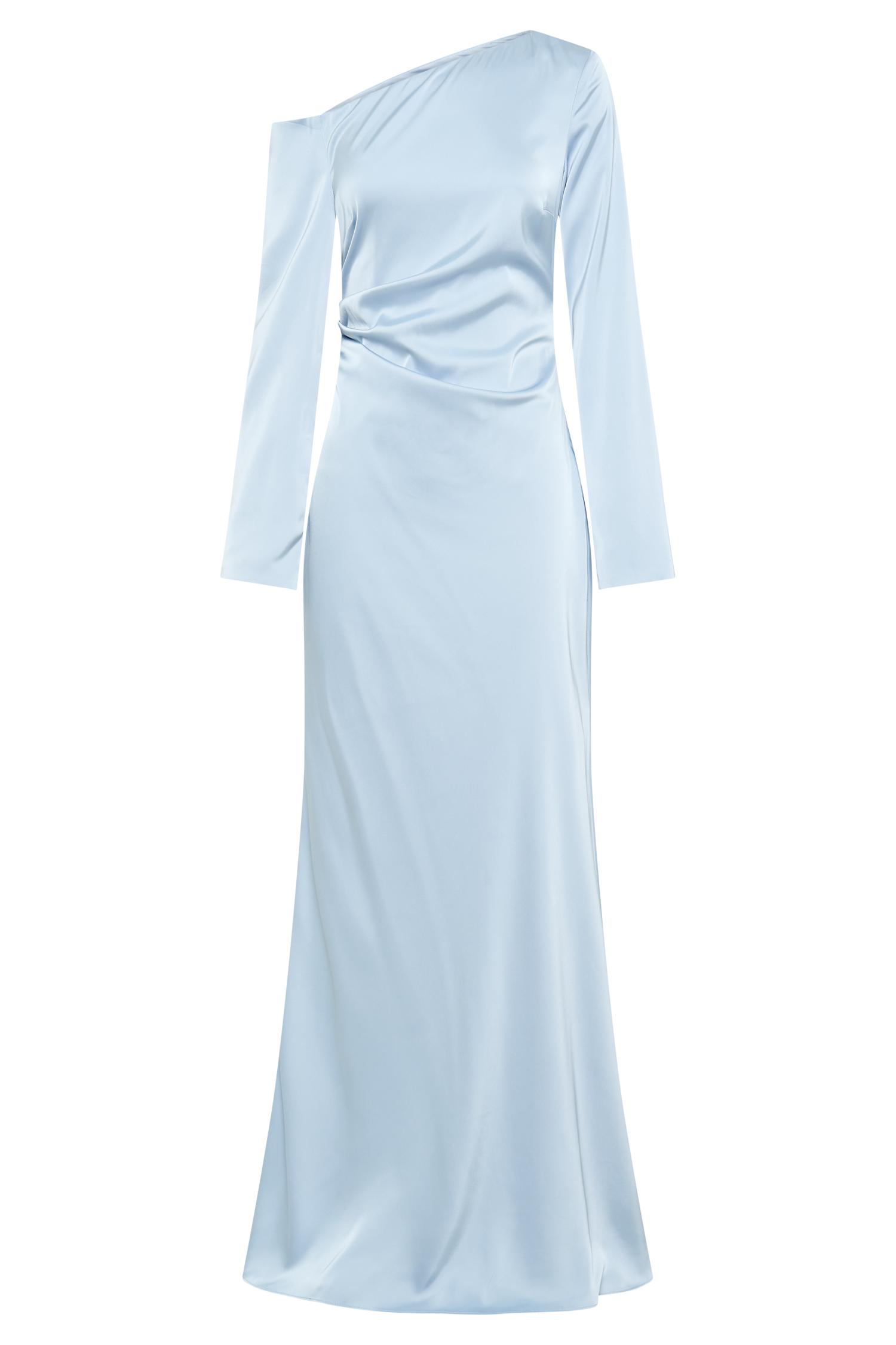 Avery Long Sleeve Maxi Dress - Cornflower Blue Product Image