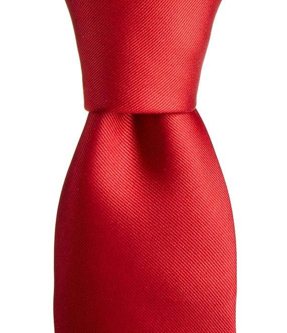 Tre Vero Solid Narrow 3#double; Silk Point Tip Tie Product Image